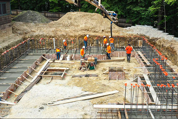 concrete foundations by samson concrete construction