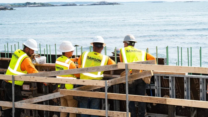 seawall concrete marblehead ma