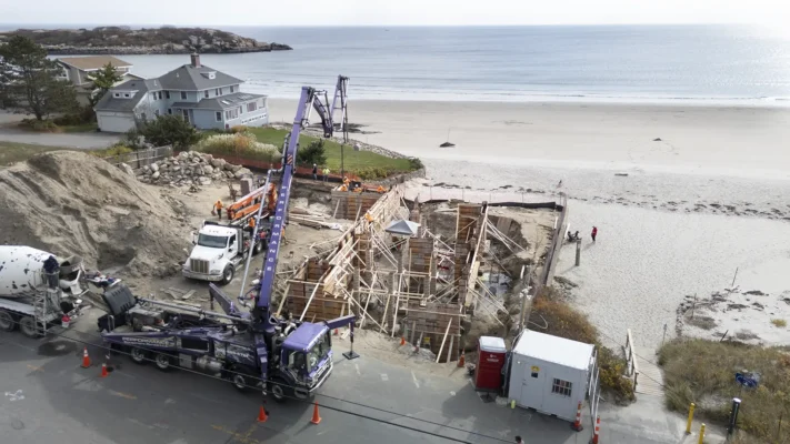 concrete foundations and structural walls gloucester ma by samson concrete construction