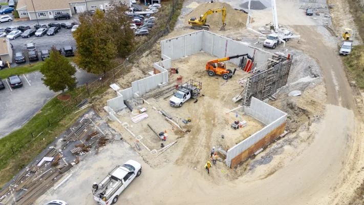concrete structural walls in Hudson NH by Samson Concrete Construction