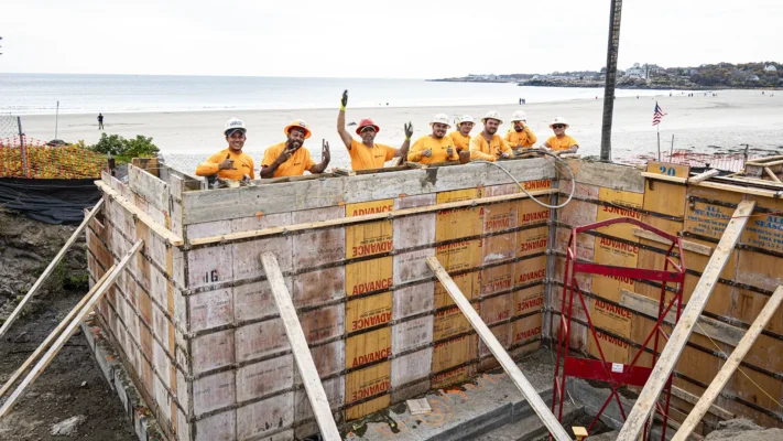 concrete foundations and structural walls gloucester ma by samson concrete construction