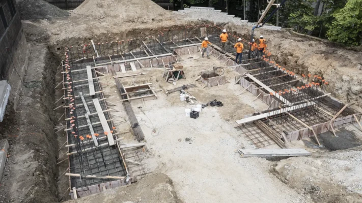 concrete foundation exeter nh by samson concrete construction