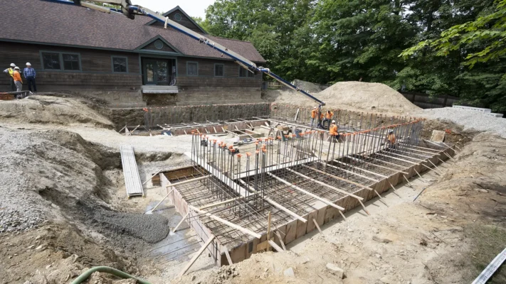 concrete foundation exeter nh by samson concrete construction