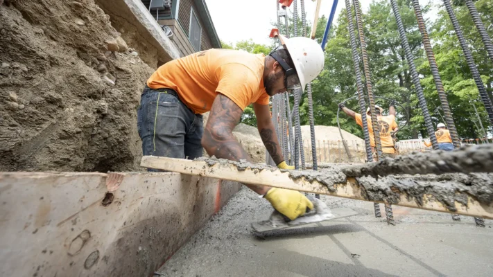 concrete foundation exeter nh by samson concrete construction