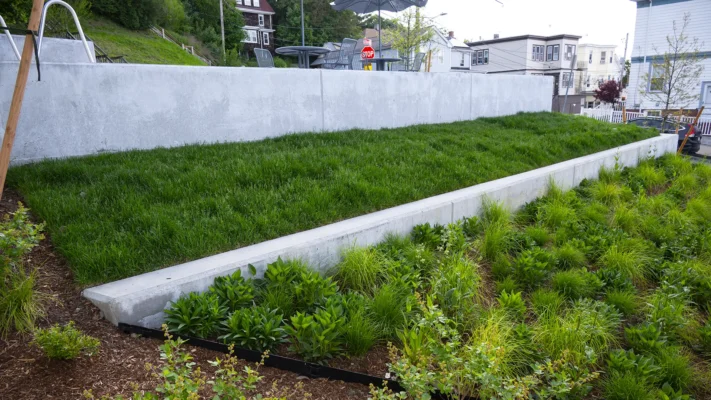 Concrete Retaining Wall, Chelsea MA Samson Concrete Construction