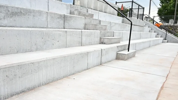 architectural stairs, posts, walls, sidewalks Lawrence MA